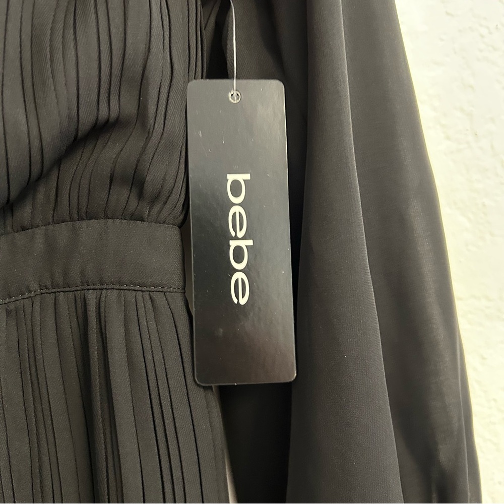 NWT Bebe Black Sweetheart Maxi Dress, Size XS - Picture 8 of 9